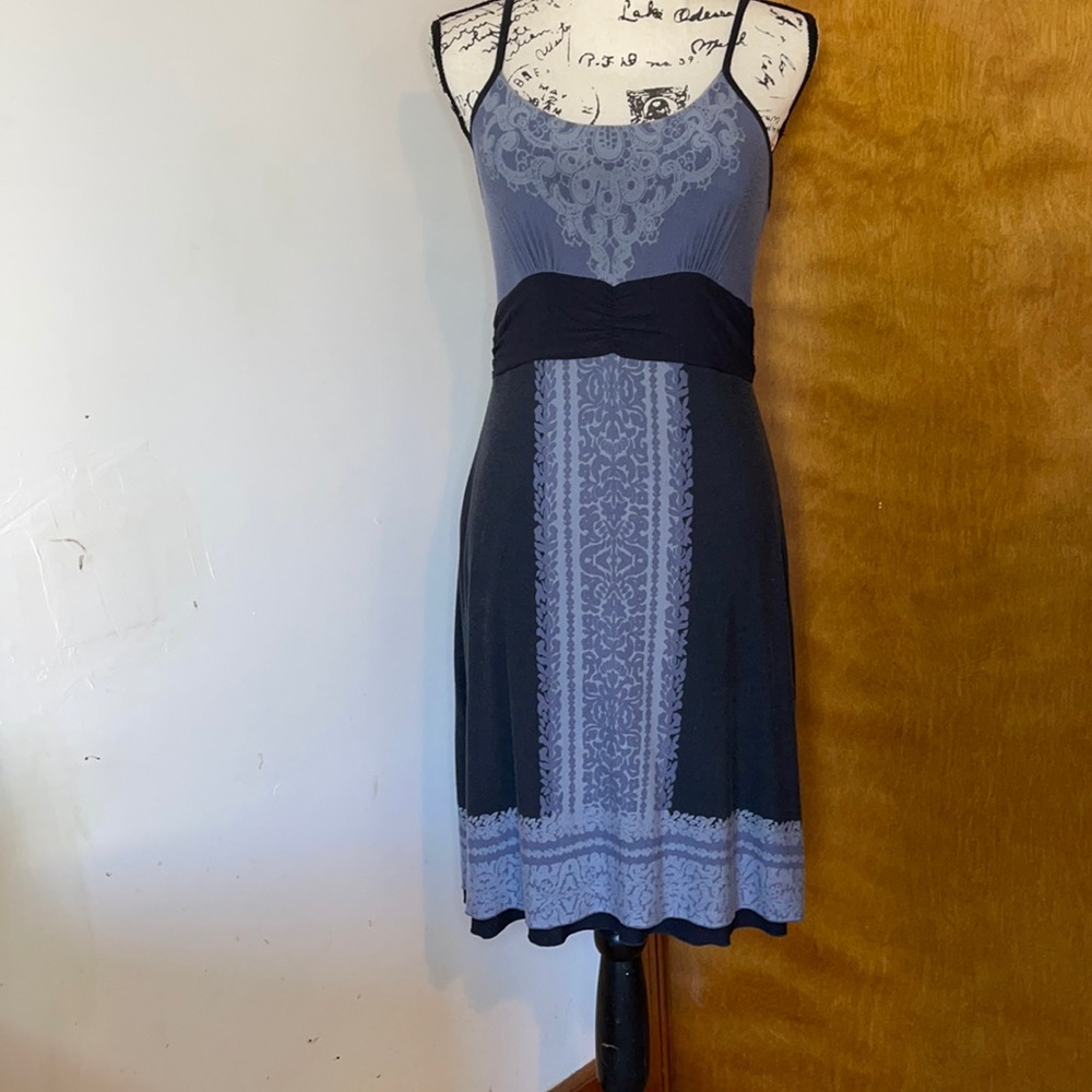 Athleta black and gray sundress size small